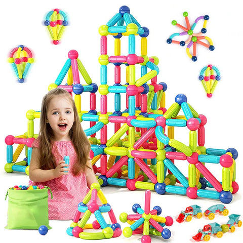 Image of JUEGOS BLOQUES MAGNÉTICOS PARA ESTIMULAR EL CEREBRO INFANTIL 42 PCS