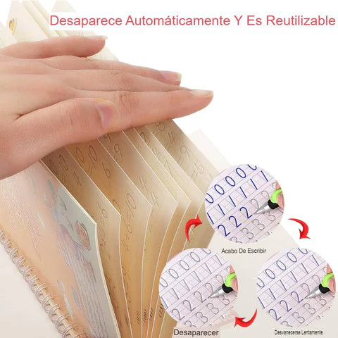 Image of SET DE 4 LIBROS INTELIGENTE DE CALIGRAFÍA REUTILIZABLE
