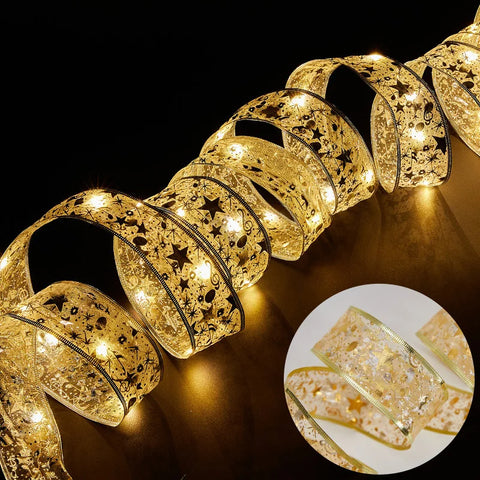 Image of CINTA NAVIDEÑA  CON LUZ LED  🔥OFERTA