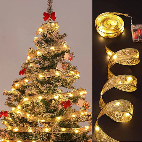 Image of CINTA NAVIDEÑA  CON LUZ LED  🔥OFERTA