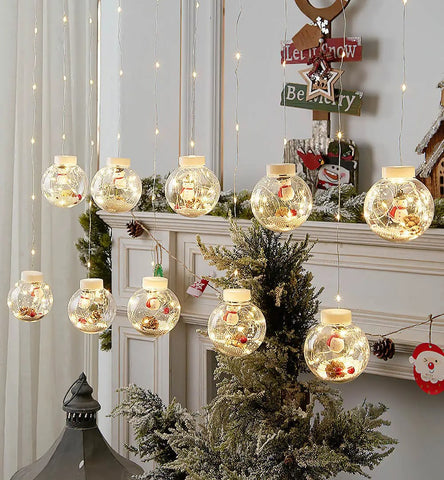 Image of LUCES ESFERAS NAVIDEÑAS CON LUZ LED SÚPER OFERTA ⭐⭐⭐⭐⭐